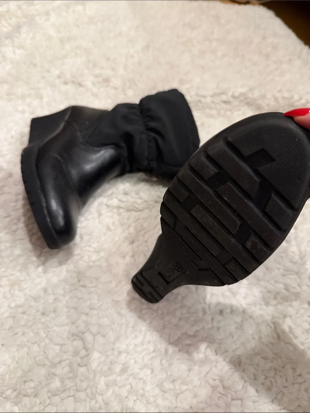 Wedge Ankle Boots in Black - Women's Winter Boots